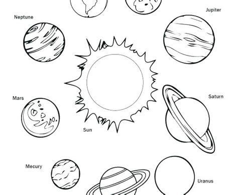 solar system coloring pages kindergarten  getcoloringscom