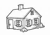 House Coloring Drawing Cartoon Pages Little Houses Easy Small Village Colouring Simple Clipart Kindergarten Drawings Kids Sketch Clipartmag Library Clip sketch template