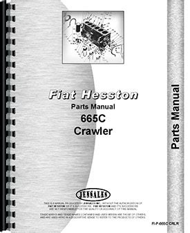 hesston  crawler parts manual