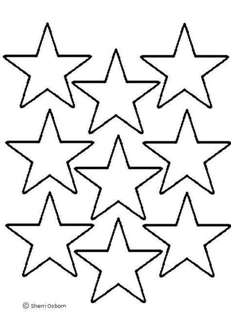 large star template printable clipartsco