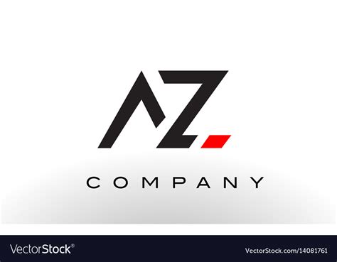 az logo letter design royalty  vector image