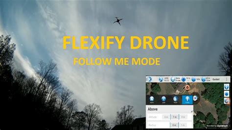flexify drone folding quadcopter follow  mode  app control youtube