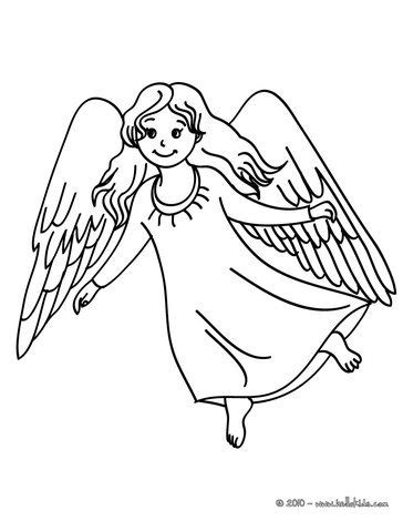 christmas angels coloring pages angel  god angel coloring pages