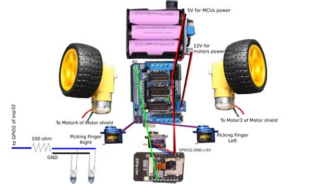 esp cam simple surveillance rc car hacksterio