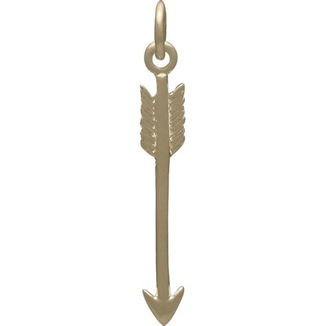 bronze arrow charm xmm product details nina designs