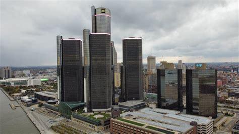 downtown detroit drone footage youtube