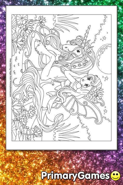 fairy  unicorn coloring pages  coloring  drawing