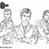 Coloring Tennant sketch template