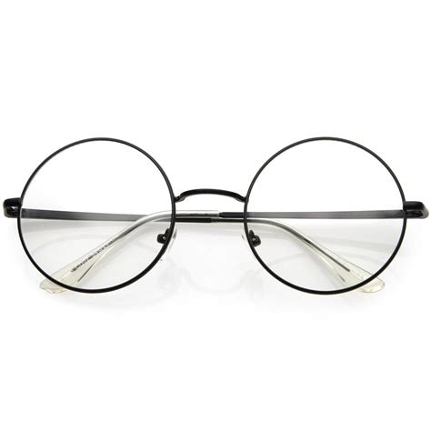 Vintage Lennon Inspired Clear Lens Round Frame Glasses 9222 Round