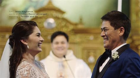 Vic Sotto And Pauleen Luna S Wedding Youtube