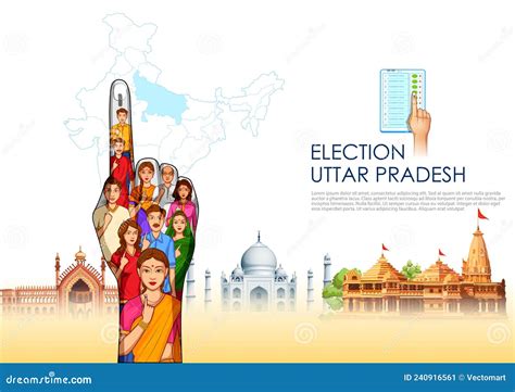 Different People Showing Voting Finger For Uttar Pradesh Legislative