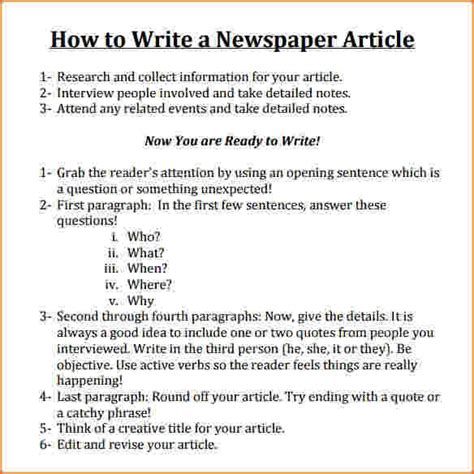 article writing examples  examples