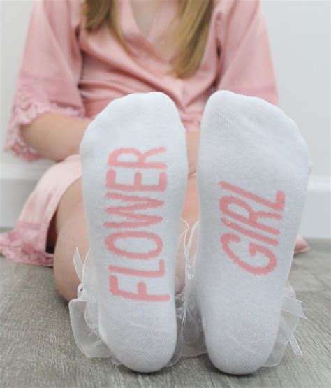 Flower Girl Ts Flower Girl Socks By The Paisley Box