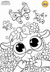 Coloring Pages Cute Cuties Kids Bojanke Lamb Animal Preschool Daisies Printables Visit Books Colouring sketch template