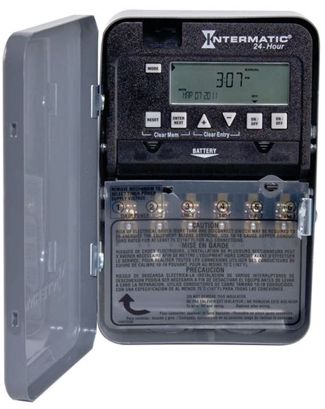 intermatic  series  electronic timer      hr time setting gray