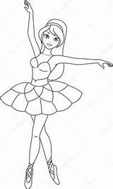 Coloring Pages Ballerina Barbie Colouring Print Disney Dance Bailarina Balerina Princess Printable Mermaid Kids Online Angelina Drawings Ak0 Cache Frozen sketch template