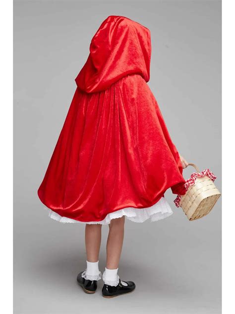 Red Riding Hood Costume For Girls Chasing Fireflies