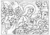 Geburt Epiphany Christus Malvorlage Born Geboorte Nacimiento Naissance Cristo Coloriage Colorir Nascimento Kleurplaat Pastores Nervo Poema Nochebuena Amado Sagrada Familia sketch template