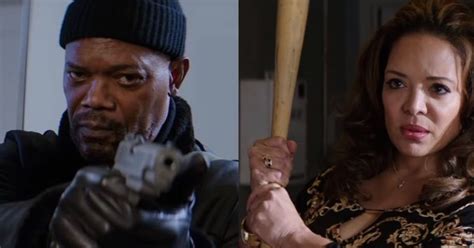 samuel l jackson alias shaft nemá problém zmlátiť ženu