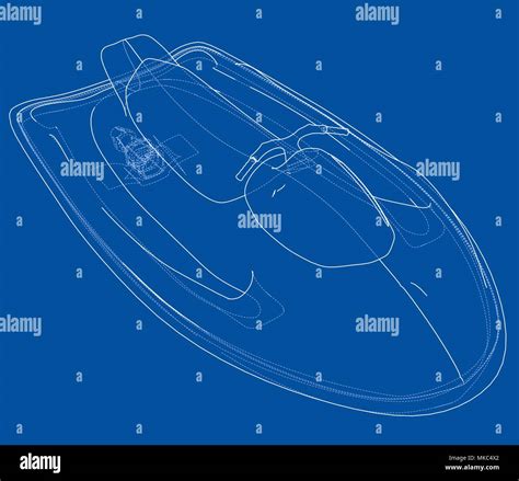 jet ski sketch vector stock vector image art alamy