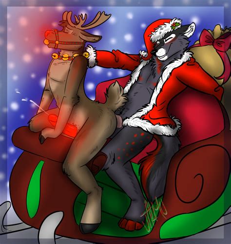 Rule 34 Anthro Christmas Furry Reindeer Rudolph Rudolph The Red Nosed