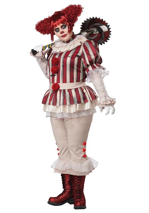 Plus Size Sadistic Women S Clown Costume