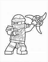 Ninjago Coloring Brick sketch template