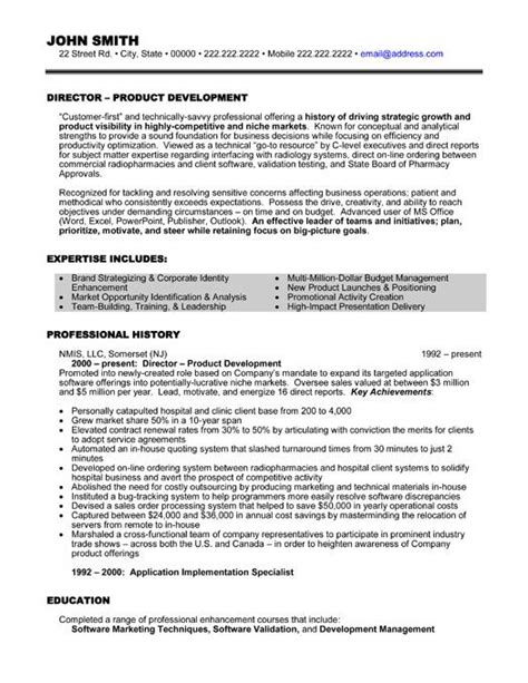 director resume template premium resume samples  executive