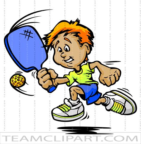 pickleball player cartoon quality clipart images ai jpg eps png