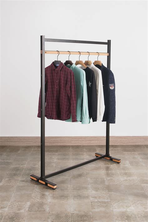 metal clothing store fixture retail display stand garment rack clothes