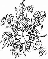 Coloring Pages Flowers Fall Flower Getdrawings sketch template