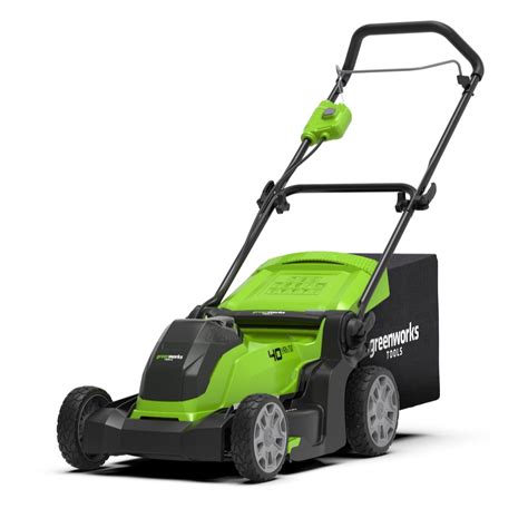 greenworks  cm cordless lawn mower  ah battery qvc uk