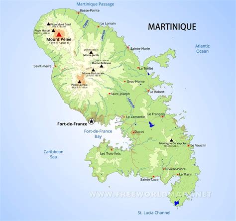 topographic map  martinique smoke tree manor