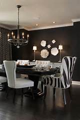 Pictures of Zebra Print Dining Room Table