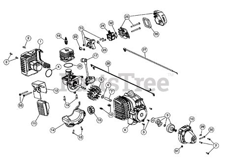 murray   adzc murray string trimmer engine assembly parts lookup  diagrams