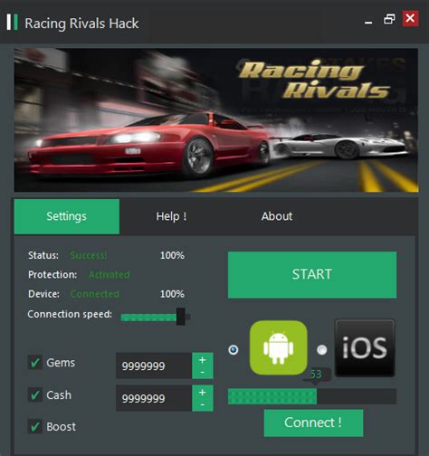 Technologyhack Racing Rivals Hack Cheat Updated Version