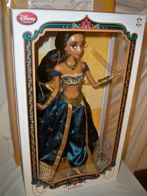 Disney Store Limited Edition Teal Jasmine Doll 17 Nrfb
