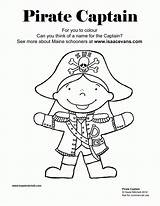 Pirate Coloring Pages Girl Colouring Children Printable Kids Captain Pirates Colour Print Treasure Popular Birthday Hunt Library Simply Click sketch template