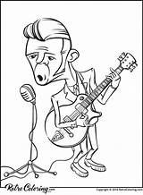 Rock Roll Coloring Pages Rocks Printable Cycle Getcolorings Types Color sketch template