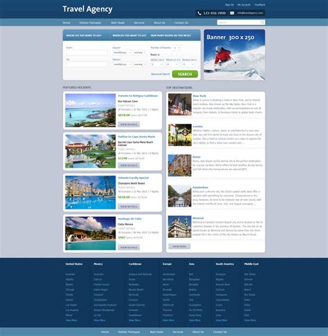 travel agency website template travel website templates phpjabbers