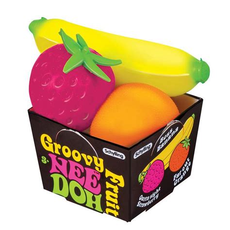 Nee Doh Groovy Fruit Fidget Toys Cool Fidget Toys Novelty Toys