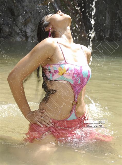 indian garam masala ileana sexy photos in wet dress hot navel