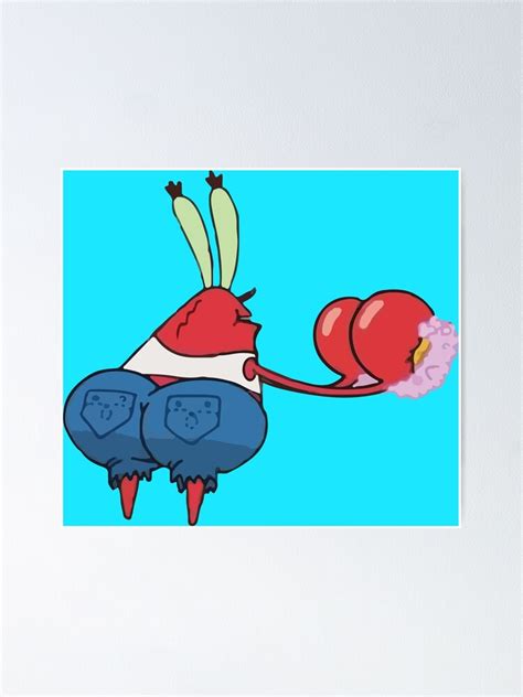 Thicc Mr Krabs Spongebob Poster For Sale By Nikkimouse82 Redbubble