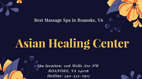 asian healing center massage spa  roanoke