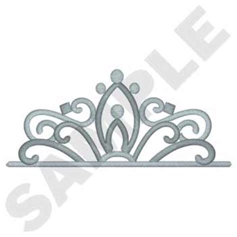 tiara embroidery design annthegran