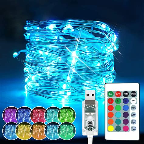 chipark led fairy lights usb powered  led rgb  color changing