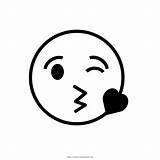 Beijo Emoticon Smiley Naso Ultracoloringpages sketch template