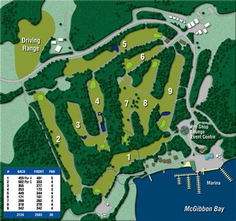 eagle point resort golf  map