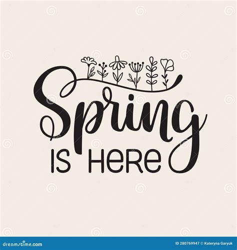 spring   stock vector illustration  springtime