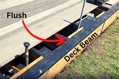 flush  dropped beam      deck decks